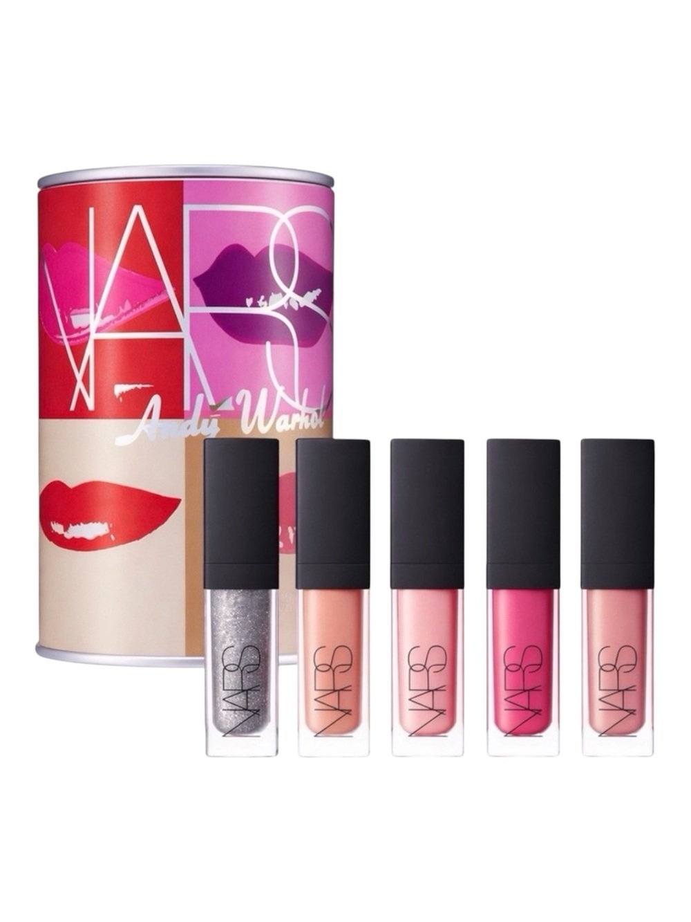 NARS KISS LARGER THAN LIFE LIP GLOSS COFFRET (ANDY WARHOL EDITION) PLS READ!